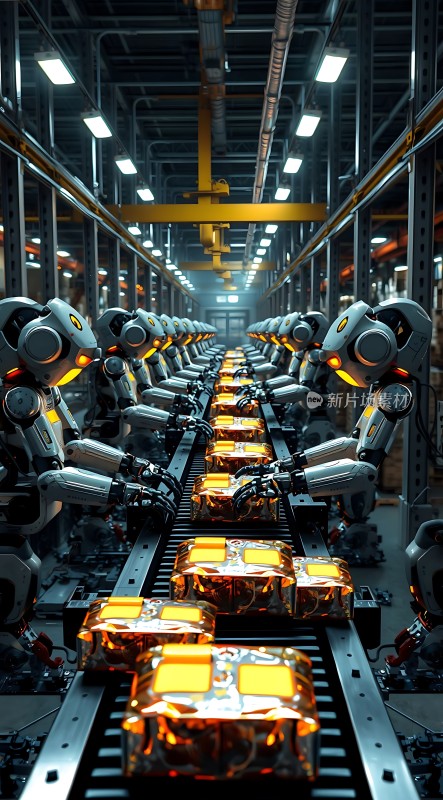 机器人生产线上的高效协作
