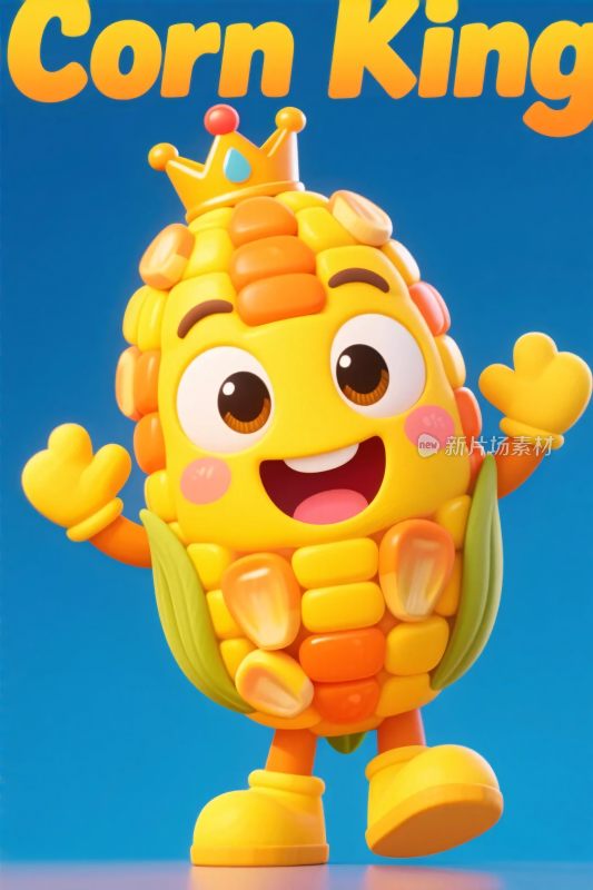 卡通玉米形象