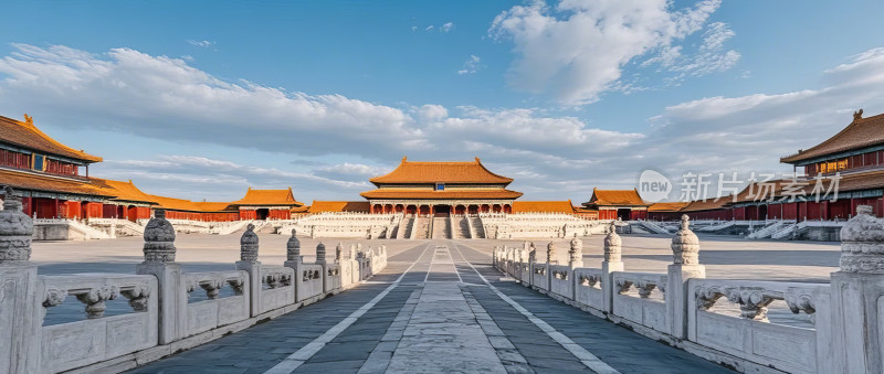 北京故宫太和殿雪景皇家建筑文旅景区图片