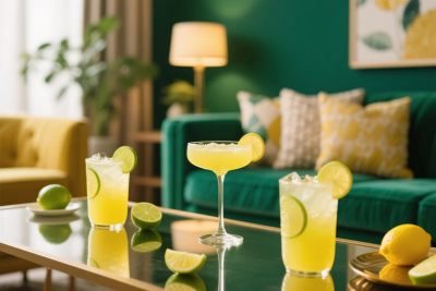 室内饮品布置场景