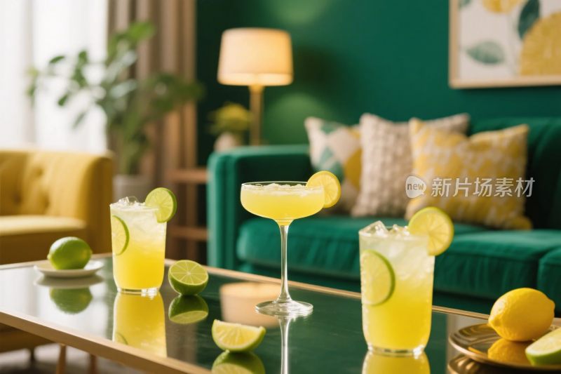 室内饮品布置场景