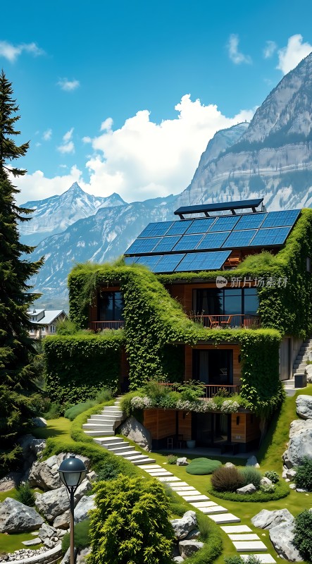 绿色生态山居太阳能与自然和谐共处