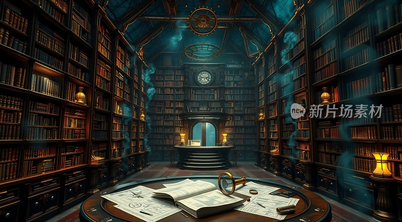 神秘图书馆探索未知之旅