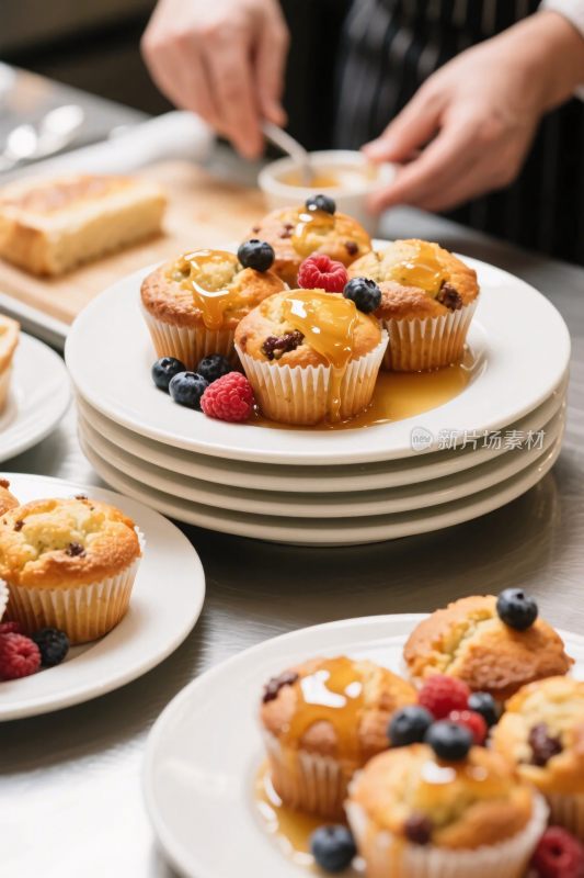 烘焙甜点展示场景