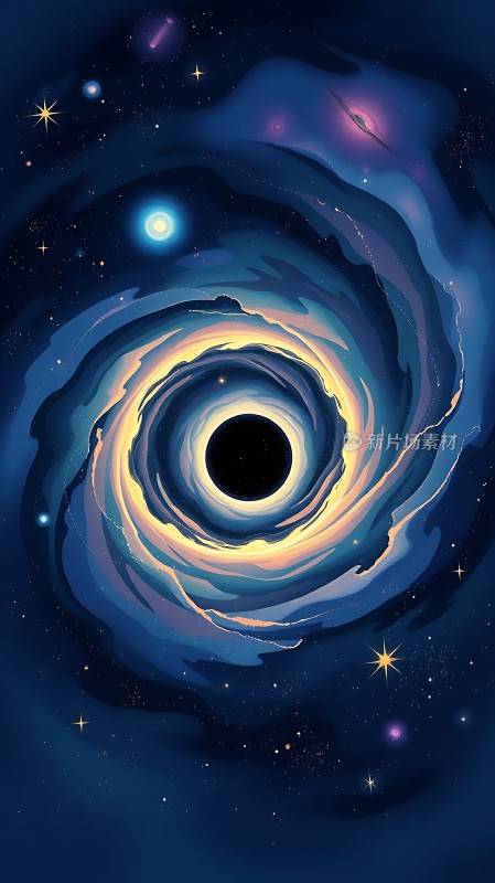 黑洞漩涡宇宙奥秘探索之旅