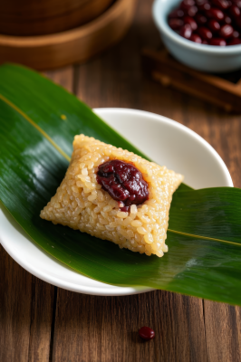 豆沙粽中国传统经典美食中式家常美味食物