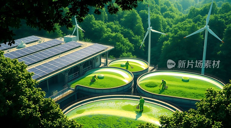 绿色能源生态家园