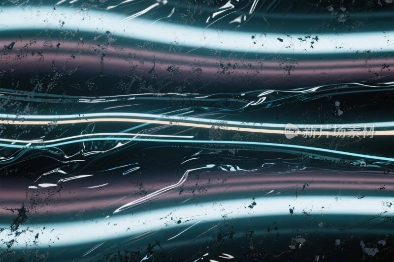 霓虹线条抽象科技风