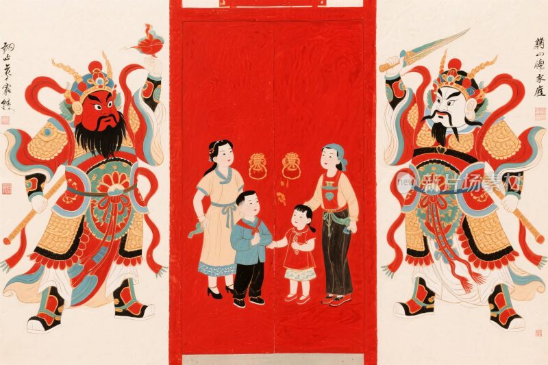 传统中国民俗年画