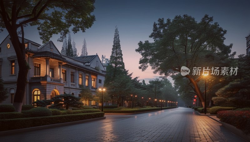 颐和路夜色使馆区