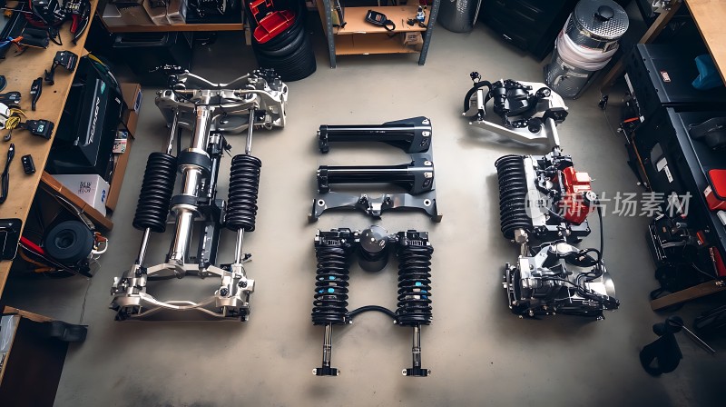 汽车悬挂系统大集合展示专业维修车间