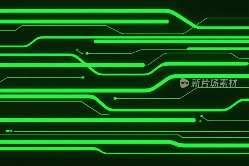 科技感发光线路图