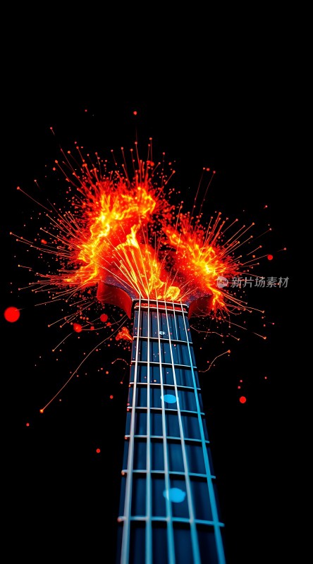 吉他弦乐火焰