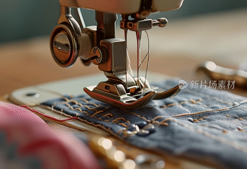 缝纫机针线细节