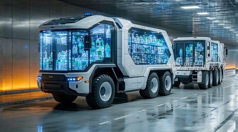 未来物流智能卡车高效运输