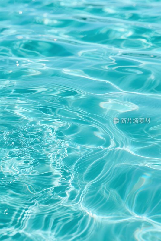 清澈水面波纹