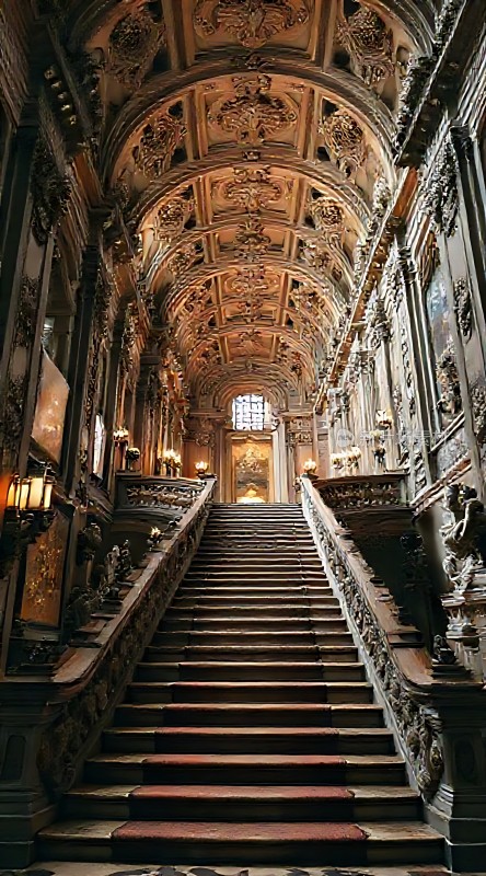 宏伟楼梯华丽宫殿