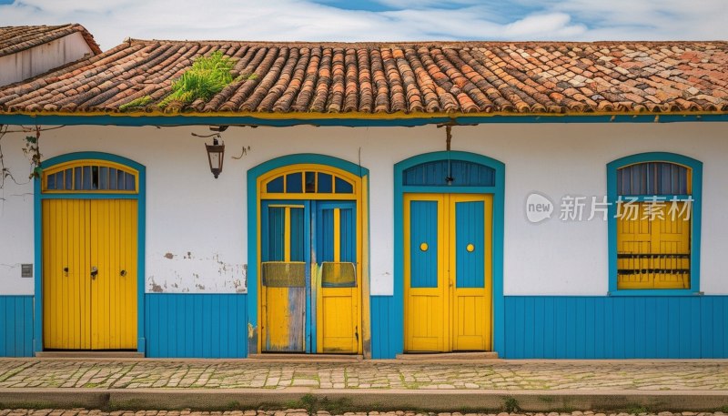 巴西小镇色彩门窗