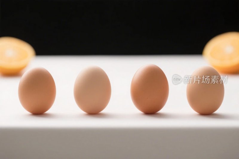 四颗鸡蛋静物摄影