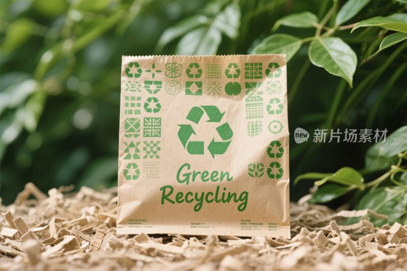 环保回收纸袋展示