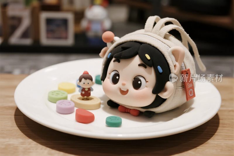 可爱卡通布包与小摆件