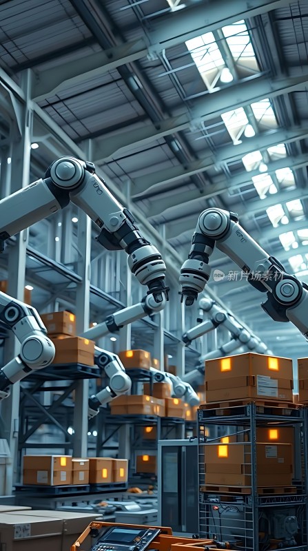 智能仓库机器人高效作业