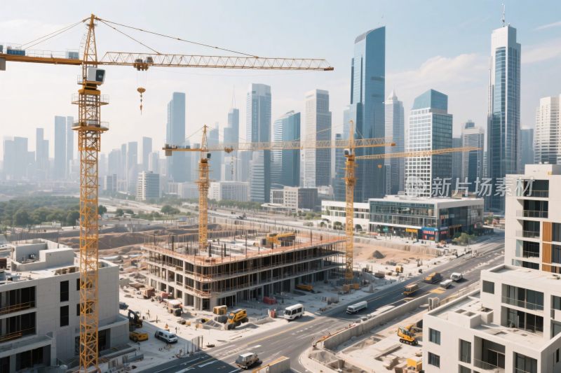 城市建筑施工工地