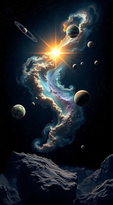 宇宙奇观星云、行星与恒星