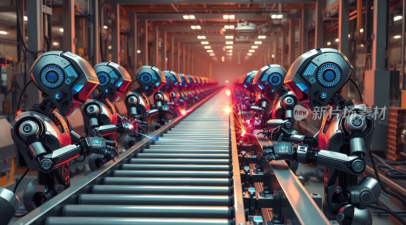 机器人生产线上的高效协作