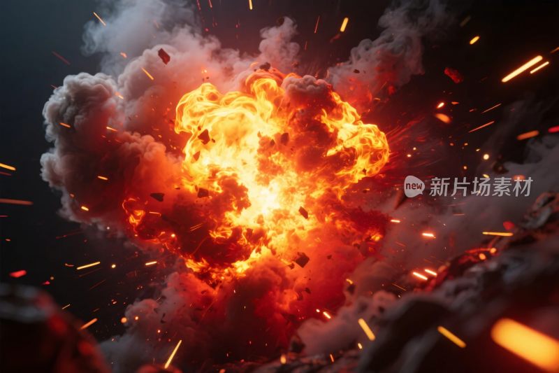 火焰爆炸特效图