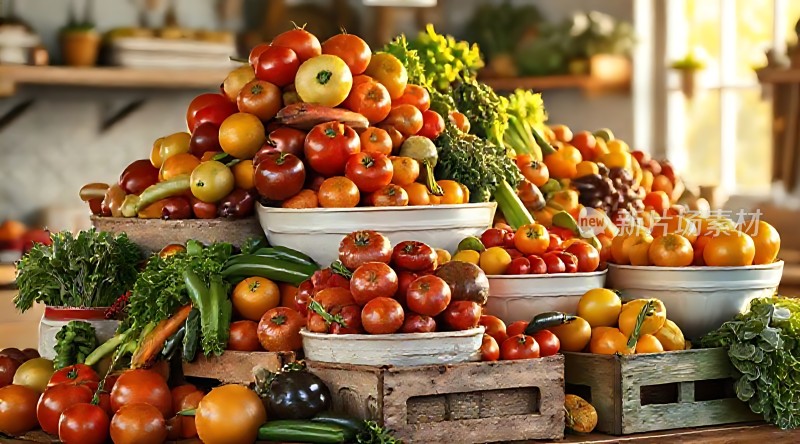 新鲜蔬果大丰收
