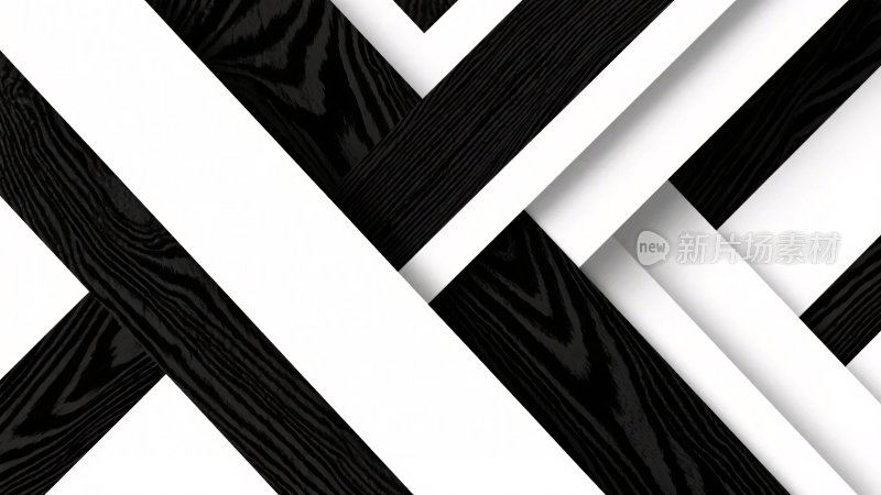 黑白线条抽象图案