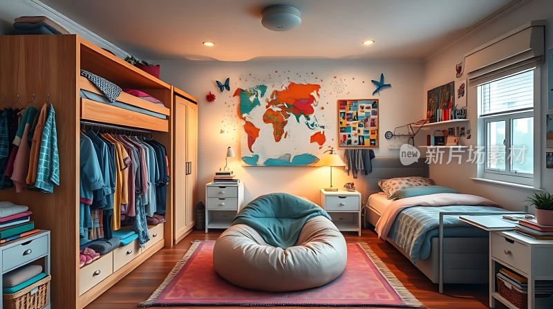 温馨卧室舒适生活空间