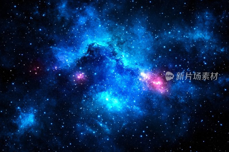 梦幻绚丽的星空景象