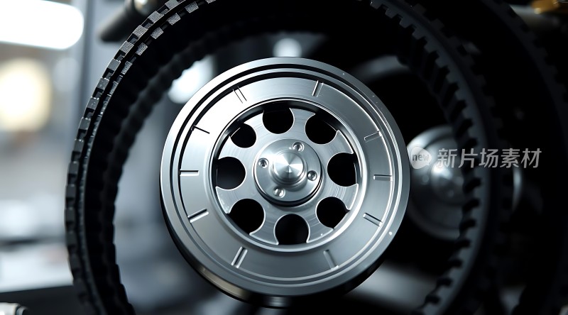 机械之心齿轮与皮带完美结合的力量象征