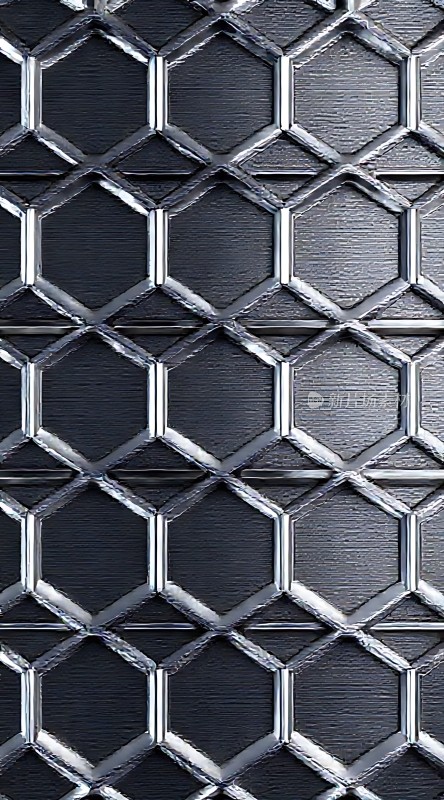 六边形金属网格纹理