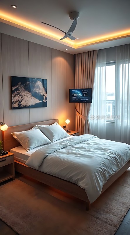 现代卧室设计简约风格温馨舒适