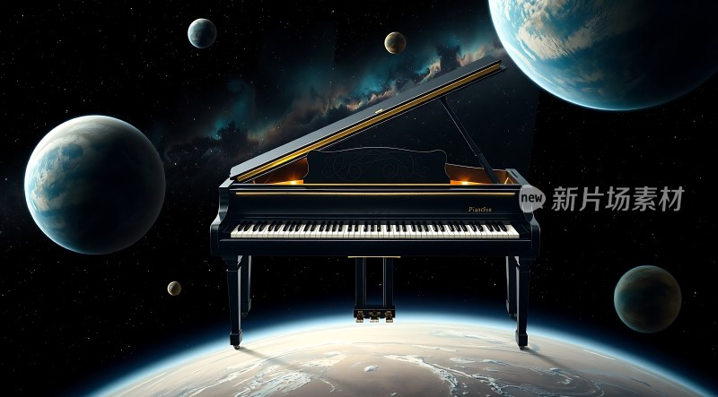 钢琴奏响宇宙乐章