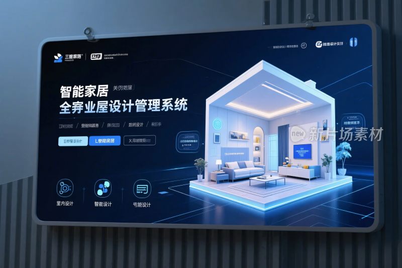 智能家庭设计管理系统界面