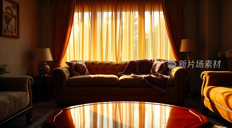 阳光午后温馨客厅