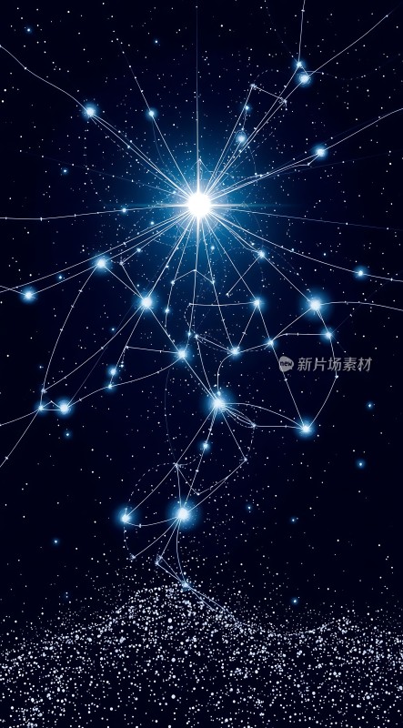 星河璀璨网络交织