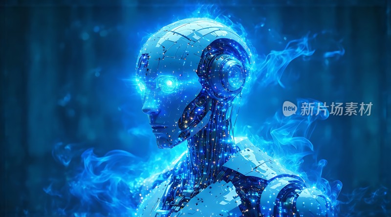 智能机器人未来科技感十足