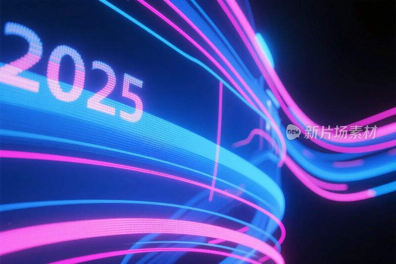 霓虹线条特效图