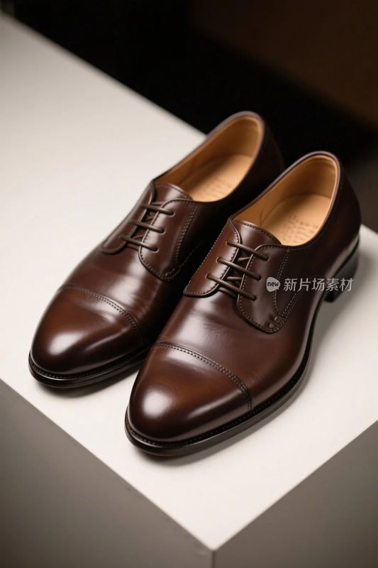 棕色皮鞋展示图