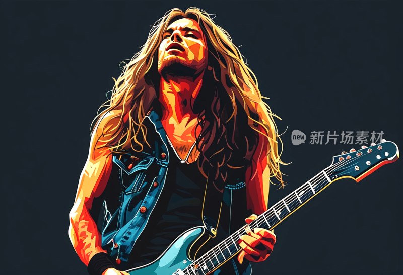 摇滚吉他手舞台