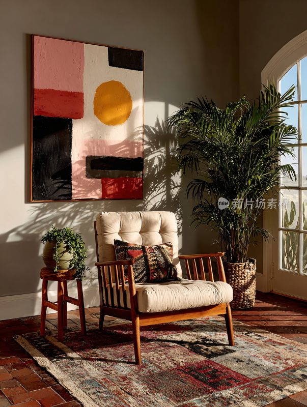 室内温馨角落布置场景