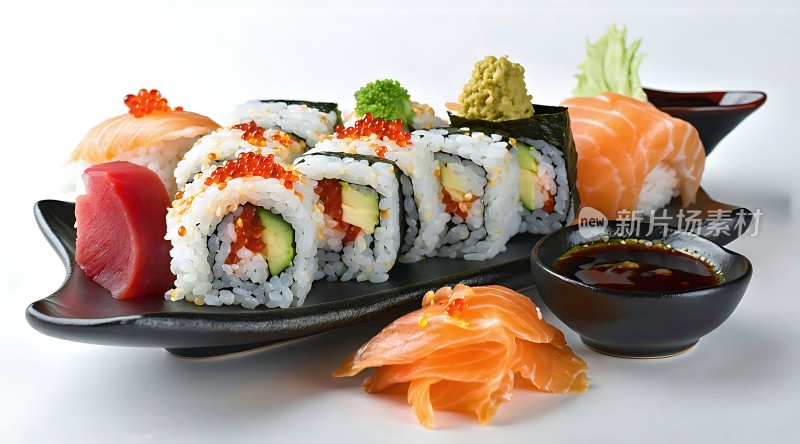 新鲜刺身寿司大餐