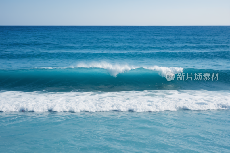 海岸上涌来一股巨浪风光风景图片