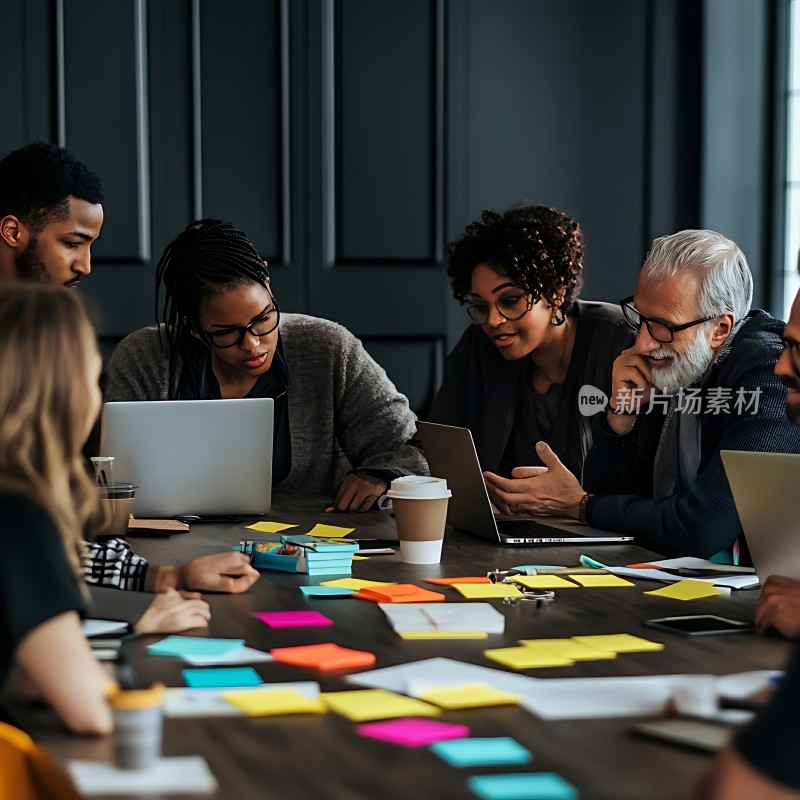 团队协作头脑风暴会议