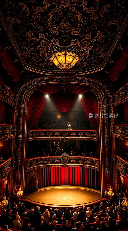 剧院盛宴华丽舞台与观众共赏